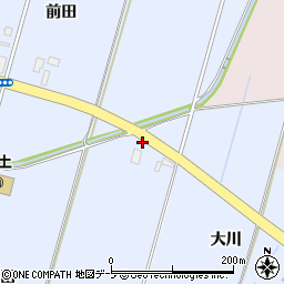 青森県弘前市真土苅田周辺の地図