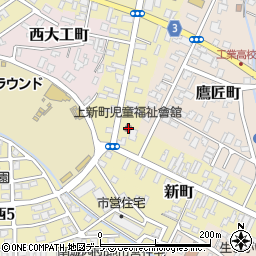 青森県弘前市新町101周辺の地図