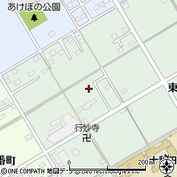 青森県十和田市東十六番町15周辺の地図