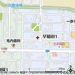 パークサイド早稲田Ｂ周辺の地図