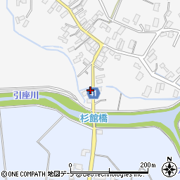 青森県平川市杉館松橋199周辺の地図