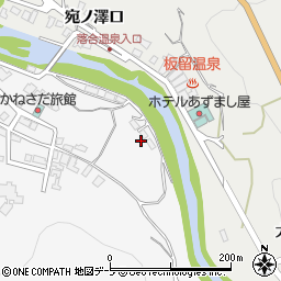 青森県黒石市袋富田79周辺の地図