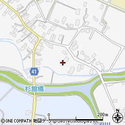 青森県平川市杉館松橋210周辺の地図