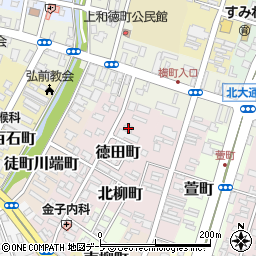 青森県弘前市徳田町33周辺の地図