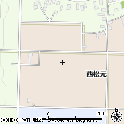 青森県平川市金屋（西松元）周辺の地図