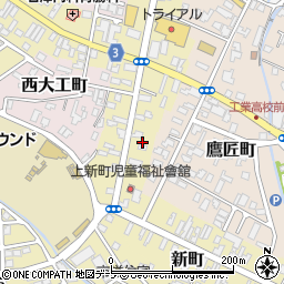 青森県弘前市新町123周辺の地図