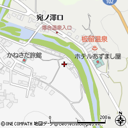 青森県黒石市袋富田73周辺の地図