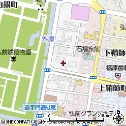 ライオンズマンション弘前公園周辺の地図