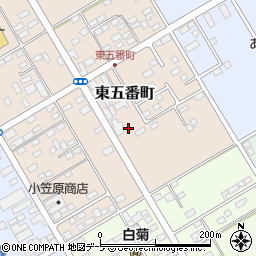 〒034-0033 青森県十和田市東五番町の地図