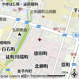 青森県弘前市徳田町35-3周辺の地図