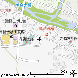 青森県黒石市袋富山周辺の地図