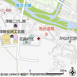 青森県黒石市袋（富山）周辺の地図