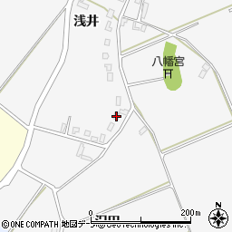 青森県弘前市一町田浅井427周辺の地図