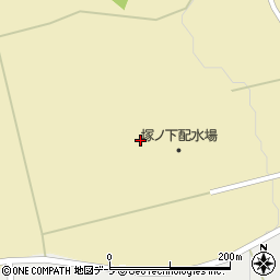 青森県十和田市深持塚ノ下周辺の地図