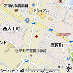 青森県弘前市新町137周辺の地図