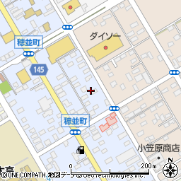 青森県十和田市穂並町周辺の地図