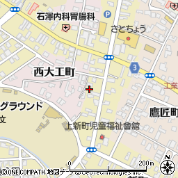 青森県弘前市新町135周辺の地図