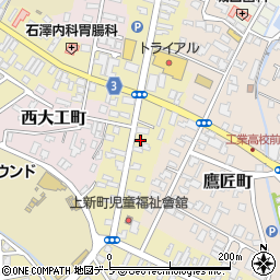 青森県弘前市新町138周辺の地図
