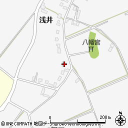 青森県弘前市一町田浅井431周辺の地図
