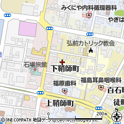 青森県弘前市元寺町小路10周辺の地図