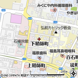 青森県弘前市元寺町小路13周辺の地図