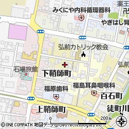 青森県弘前市元寺町小路21周辺の地図