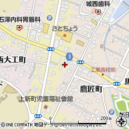青森県弘前市新町146周辺の地図