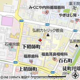 青森県弘前市元寺町小路23-2周辺の地図