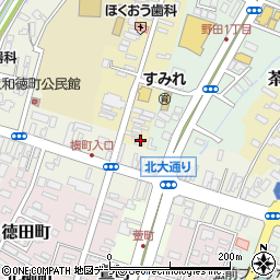 青森県弘前市北横町1周辺の地図