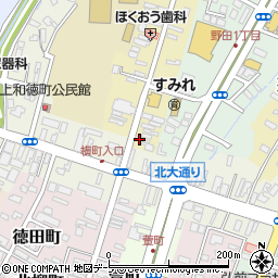 青森県弘前市北横町5周辺の地図