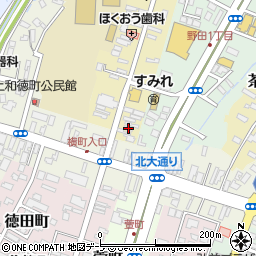 青森県弘前市北横町7周辺の地図
