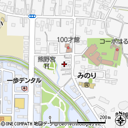 青森県弘前市福村早稲田周辺の地図