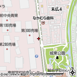 青森県弘前市末広周辺の地図