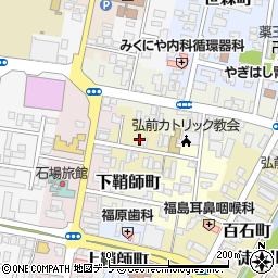 青森県弘前市元寺町小路14周辺の地図