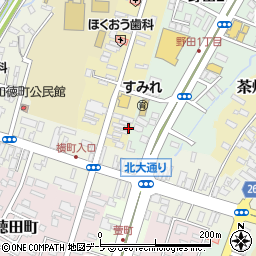 青森県弘前市北横町11周辺の地図
