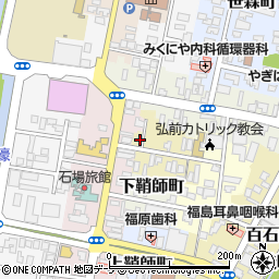 青森県弘前市元寺町小路1-6周辺の地図