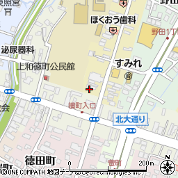 青森県弘前市北横町4周辺の地図