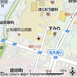 青森県弘前市北横町9周辺の地図