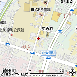 青森県弘前市北横町13周辺の地図