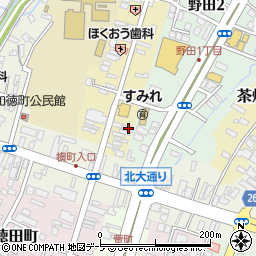 青森県弘前市北横町16周辺の地図