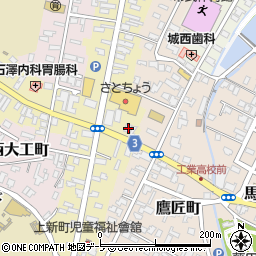 青森県弘前市新町150周辺の地図