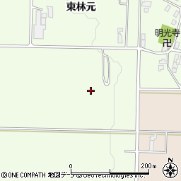 青森県平川市南田中北村井周辺の地図