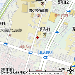 青森県弘前市北横町14周辺の地図