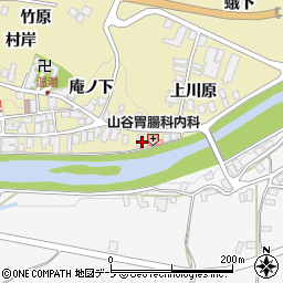 青森県黒石市温湯上川原7周辺の地図