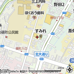 青森県弘前市北横町17周辺の地図