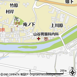 青森県黒石市温湯上川原3周辺の地図