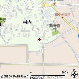 青森県平川市南田中村内32-1周辺の地図