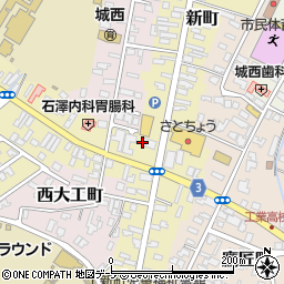 セブンイレブン弘前新町店周辺の地図
