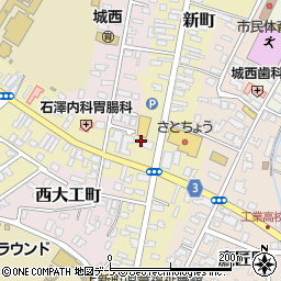 青森県弘前市新町165周辺の地図