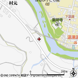 青森県黒石市袋村元141-38周辺の地図